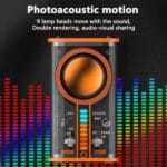 K07 Transparent Mecha Wireless Bluetooth Speaker - Image 2