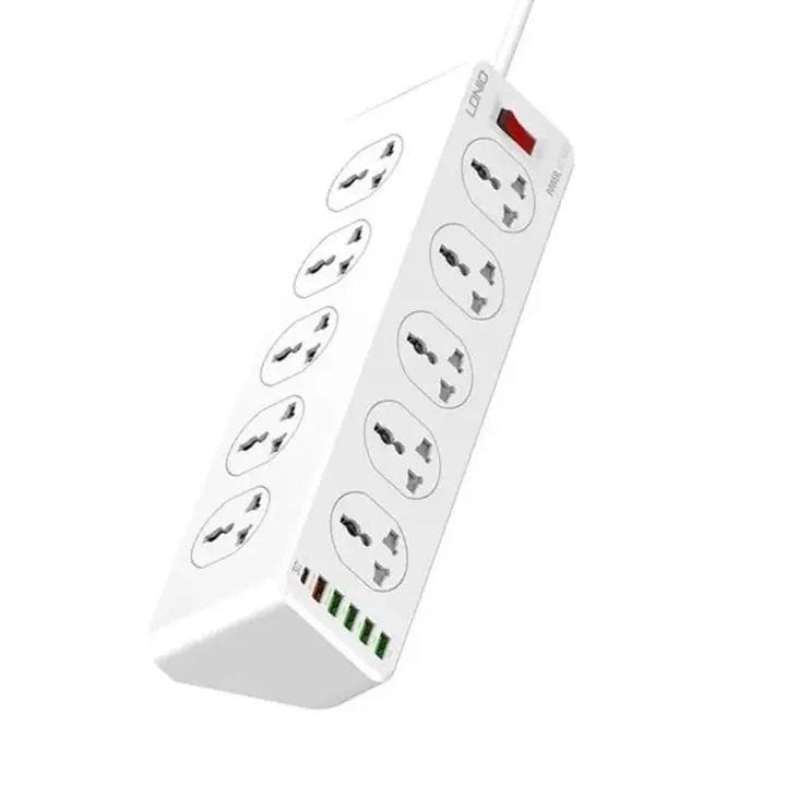 LDNIO SC10610 5 USB-A / 1 USB-C 200CM Power Cord LDNIO SC10610 5 USB-A / 1 USB-C 200CM Power Cord