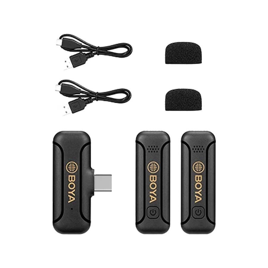 BOYA BY-WM3T-U2 Mini 2.4GHz Wireless Microphone BOYA BY-WM3T-U2 Mini 2.4GHz Wireless Microphone