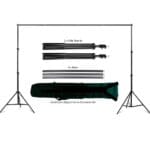 Greenscreen Backdrop Stand kit Full setup