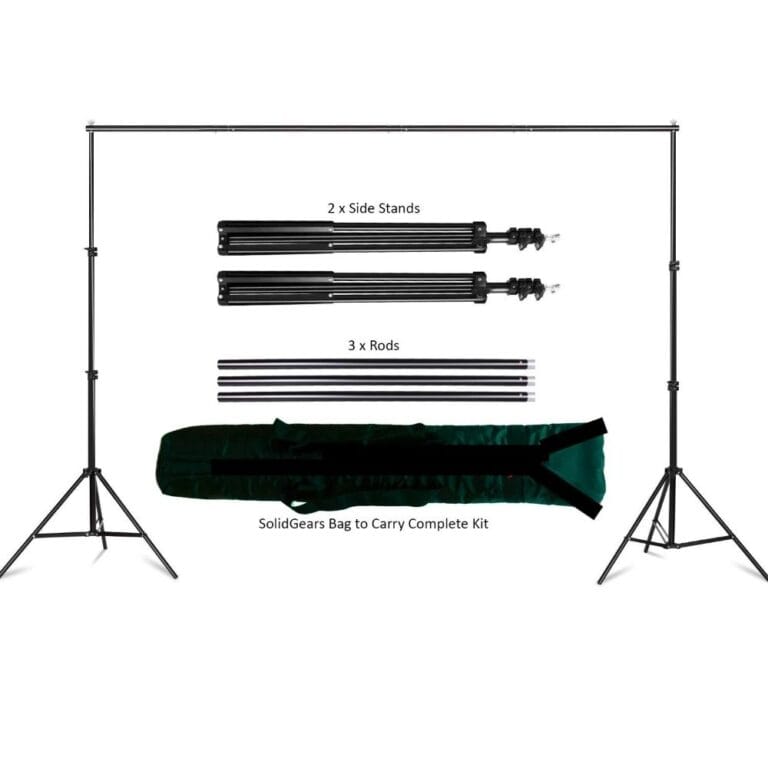 Greenscreen Backdrop Stand kit Full setup
