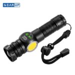GearUP K60 Rechargeable 10W COB + LED Flashlight