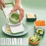 Kitchen 5-in-1 Multifunctional Vegetable Slicer Cutter — Stainless Steel