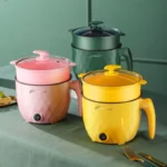 Mini Multi-functional Double Layer Electric Cooking Pot 1.8L - Image 2