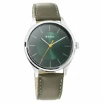 Titan Workwear NP1802SL04 Men's Urban Edge Lustrous Green Dial Leather Watch